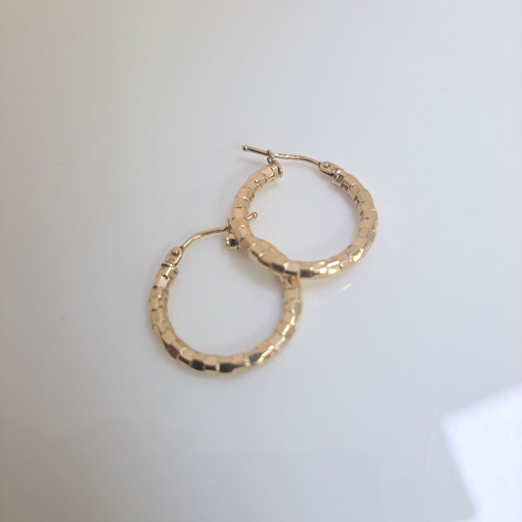 ARRACADAS PAR ORO 14 K 1,20 GRMS (SEMINUEVO)