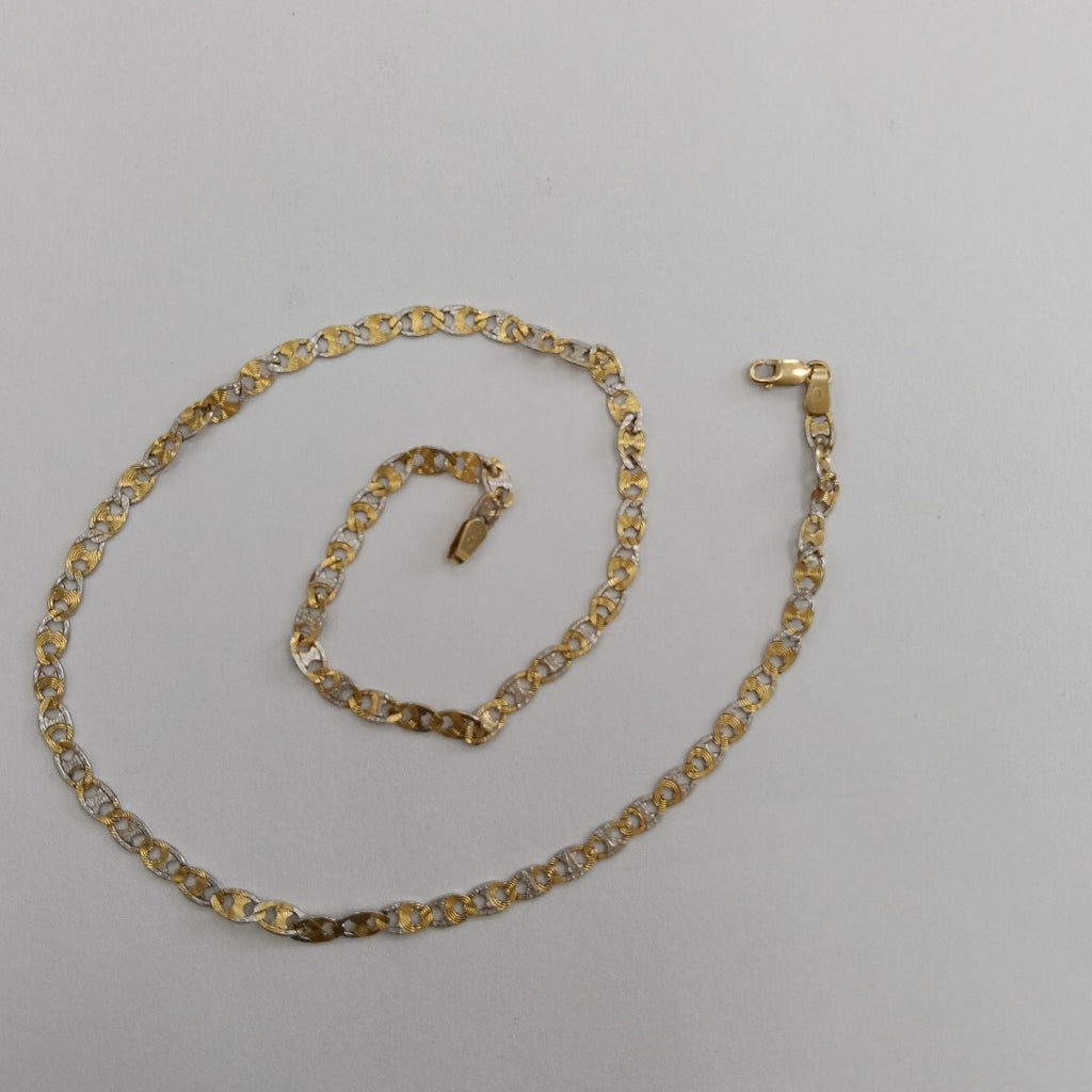 CADENA ORO,ORO COMBINADO 14 K 8,10 GRMS (SEMINUEVO)