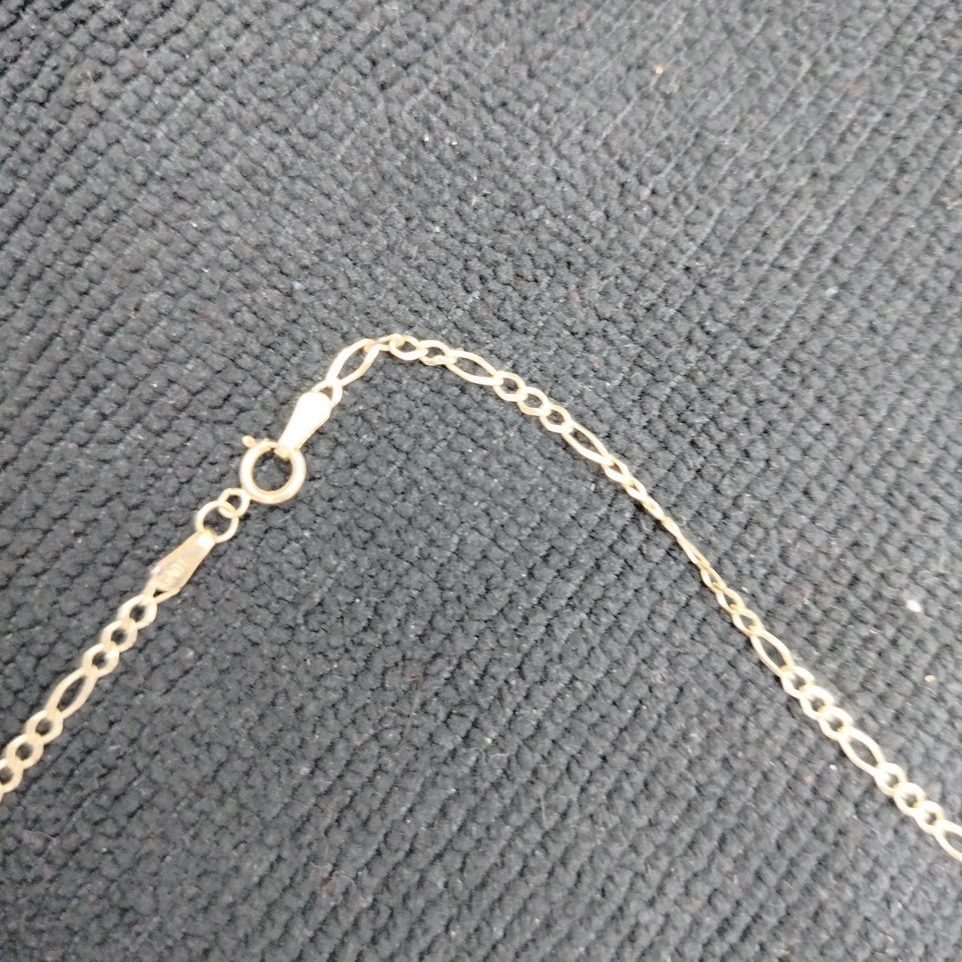 CADENA, CRUCIFIJO ORO 10 K 3.5 GRMS (SEMINUEVO)