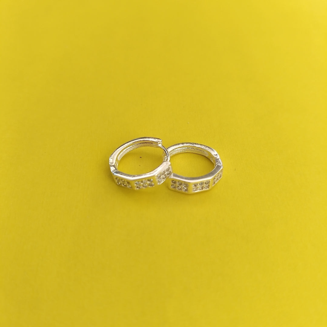 ARRACADAS C/CIRCONIAS PLATA .925 2.5 GR (NUEVO)