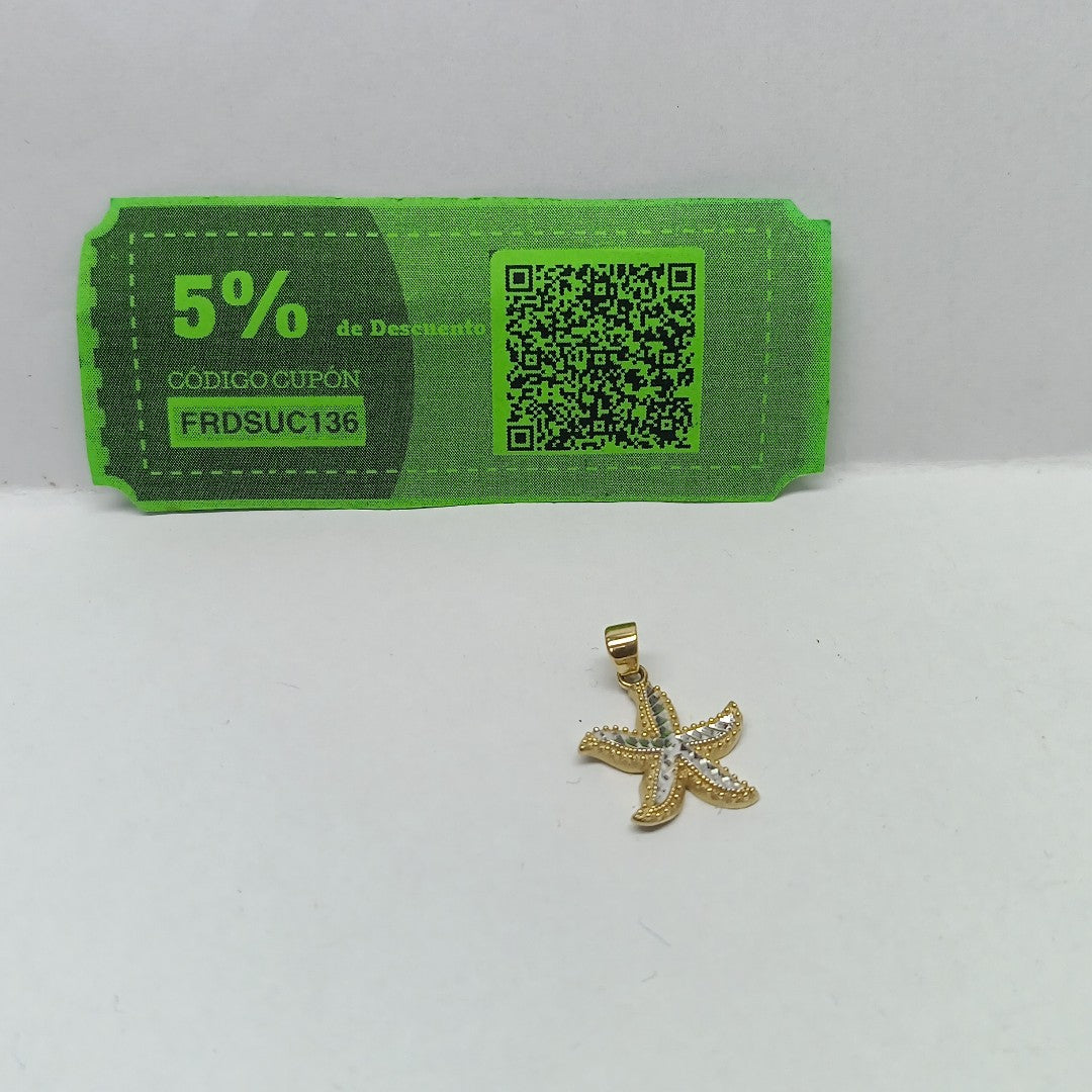 DIJE ORO COMBINADO 14 K 1 GRMS (SEMINUEVO)