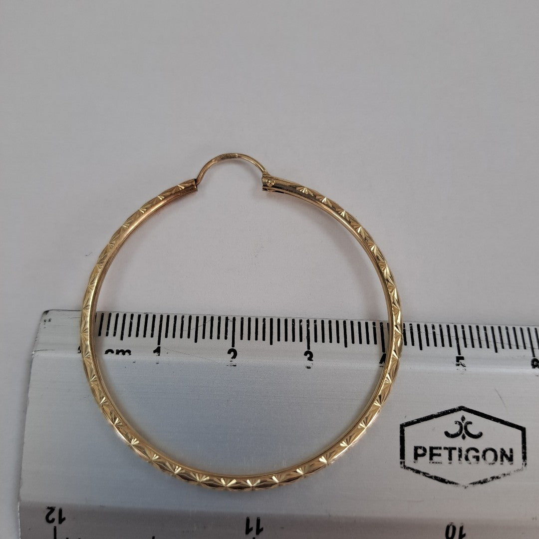 ARRACADAS PAR ORO 10 K 3.9 GRMS (SEMINUEVO)