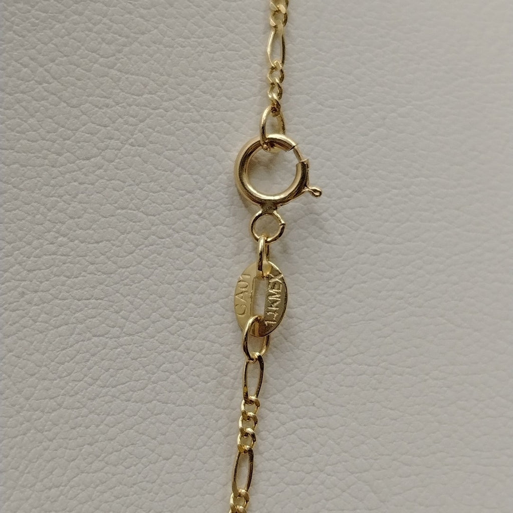 CADENAS TEJIDO 3X1 ORO 14K 55 CM 2.7 GR (NUEVO)