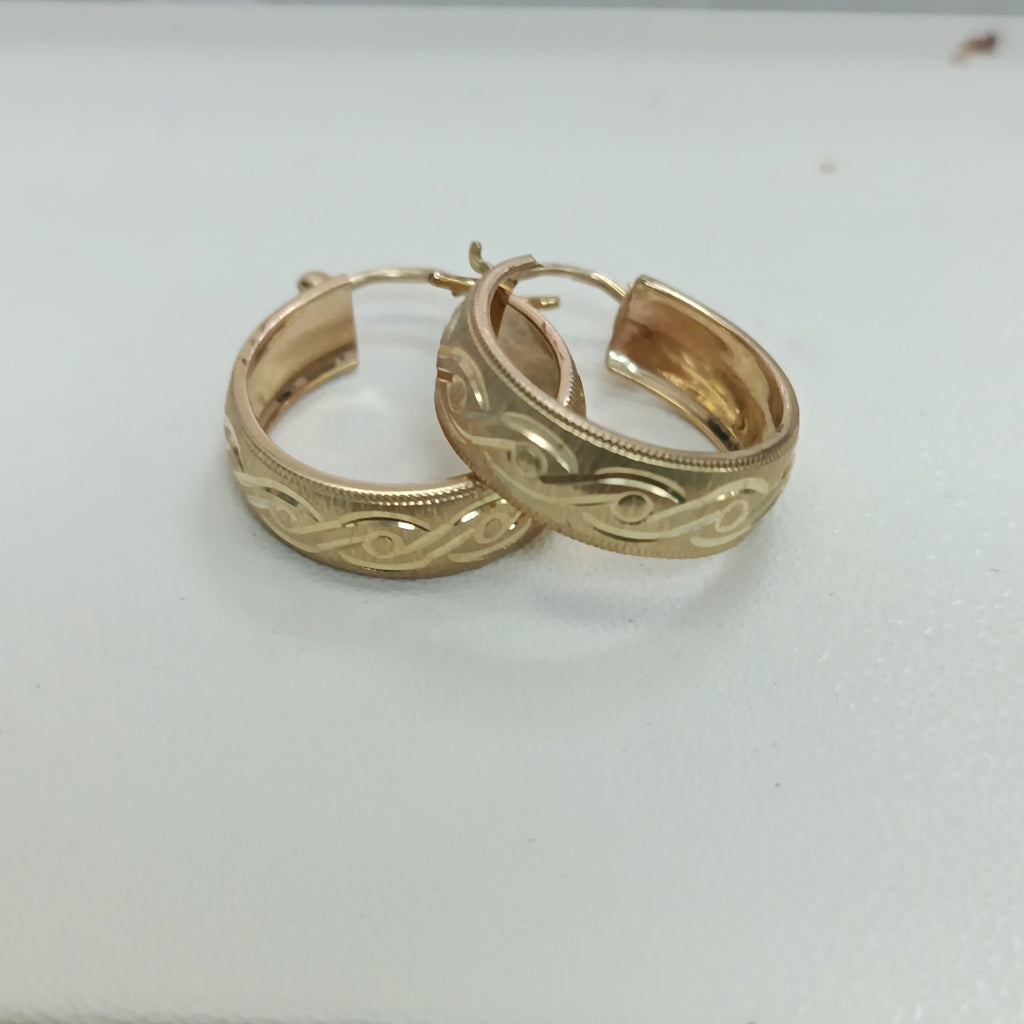 ARETES ARRACADAS ORO 10K 2.7 GR (NUEVO)