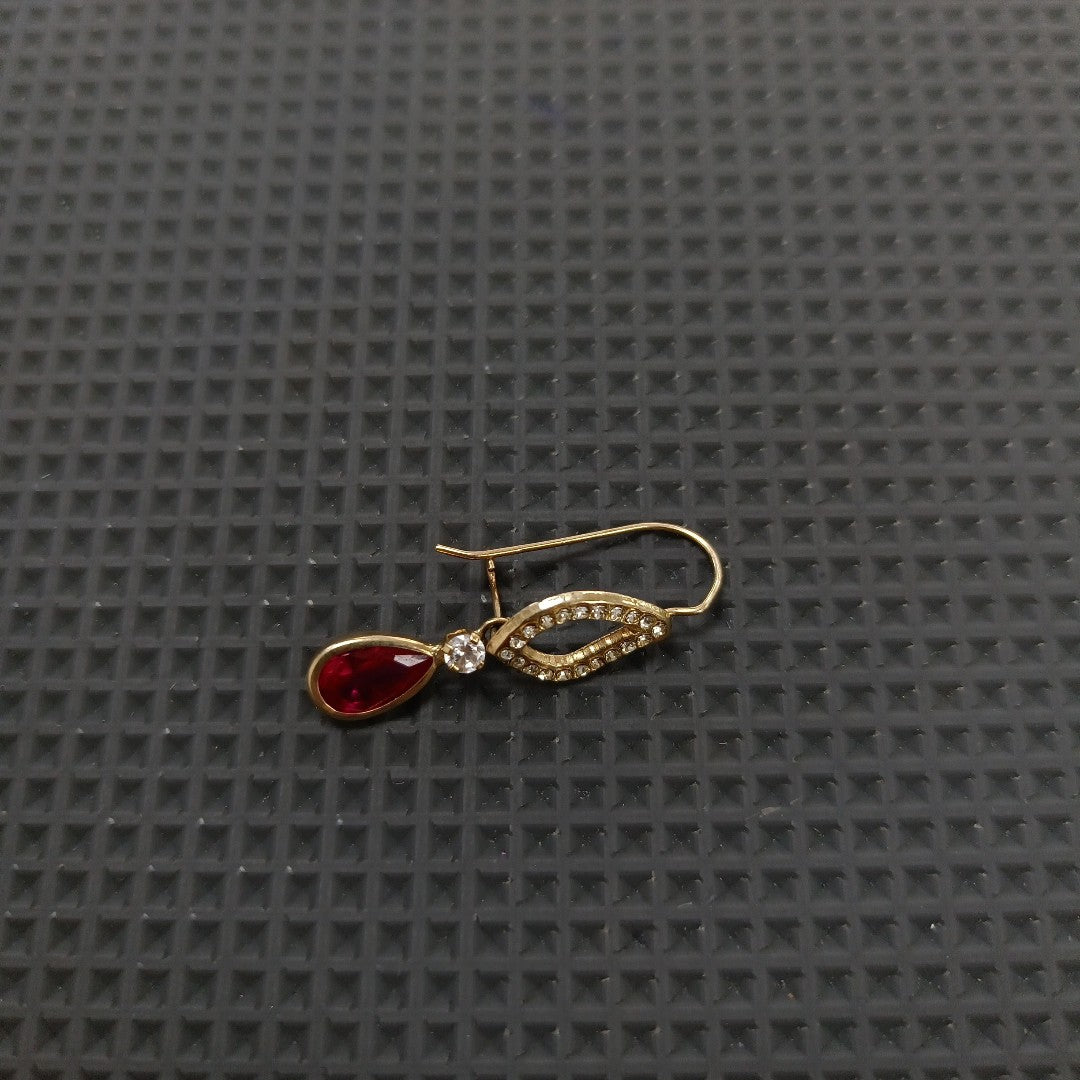 ARETES PAR ORO 10 K 1,20 GRMS (SEMINUEVO)