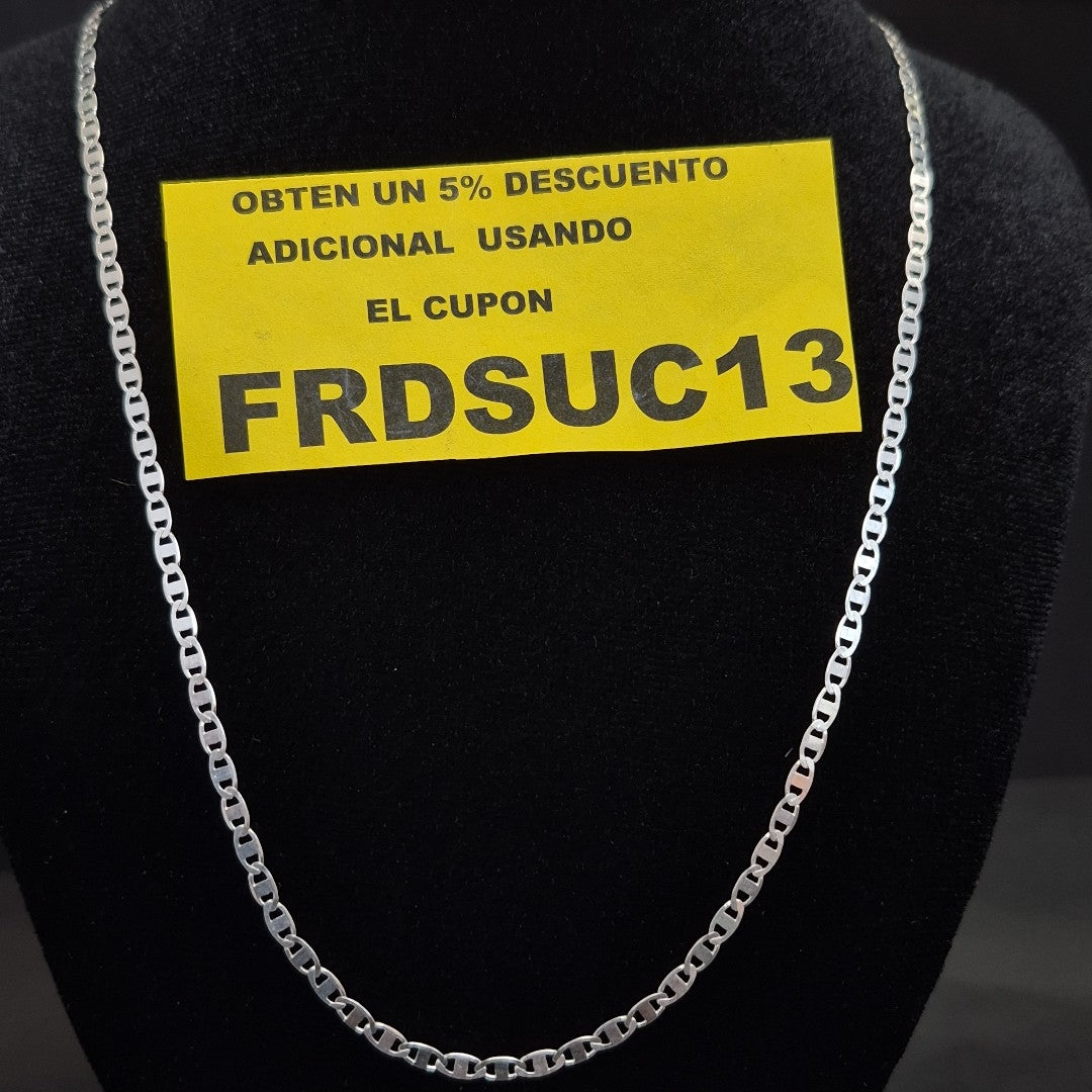 CADENA GUCHI PLATA .925 60 CM 5.42 GR (NUEVO)