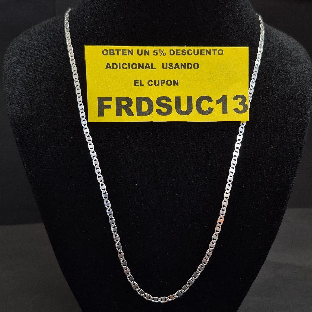 CADENA GUCHI PLATA .925 50 CM 5.22 GR (NUEVO)