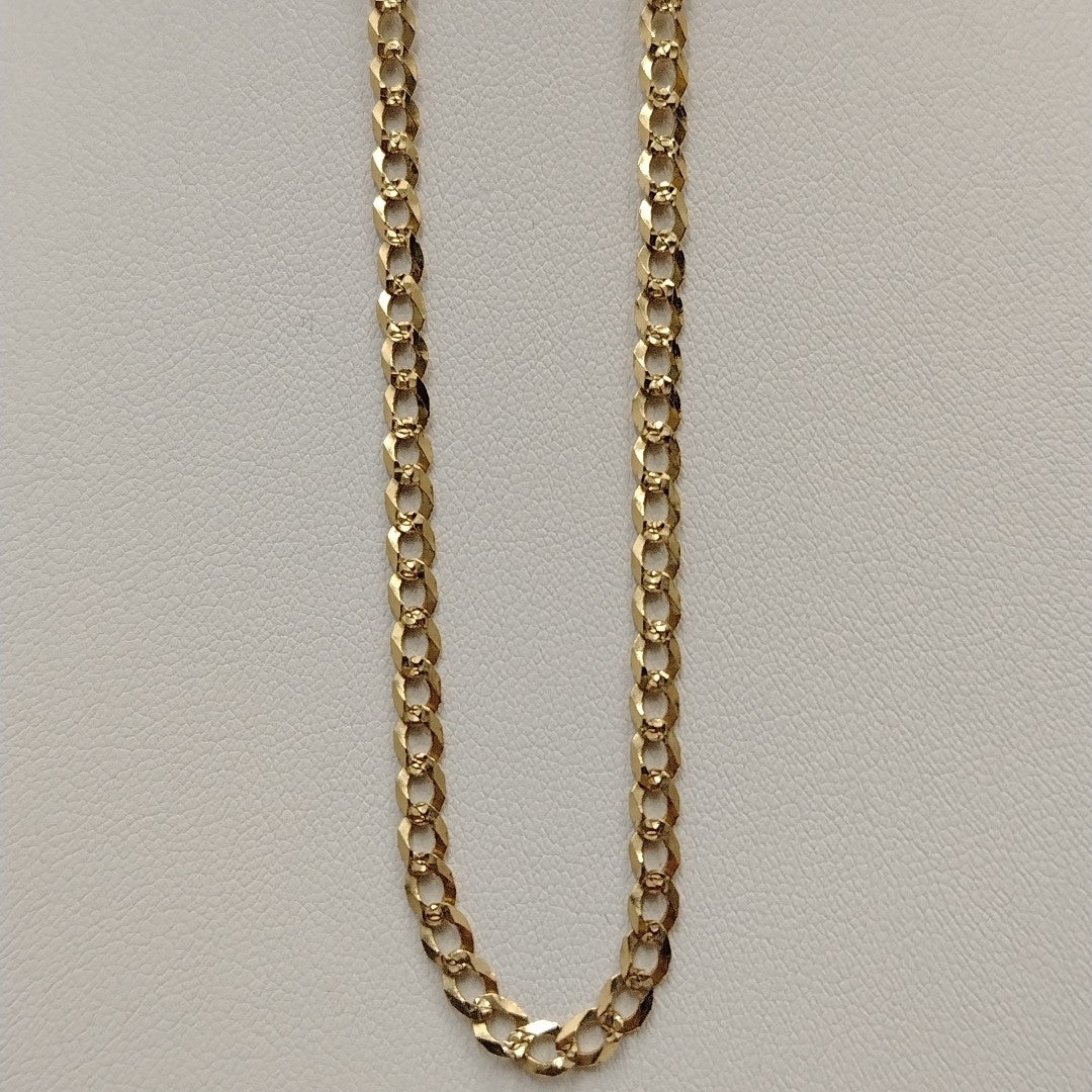 CADENA BARBADA 7.9G 55 CM 14K (NUEVO)