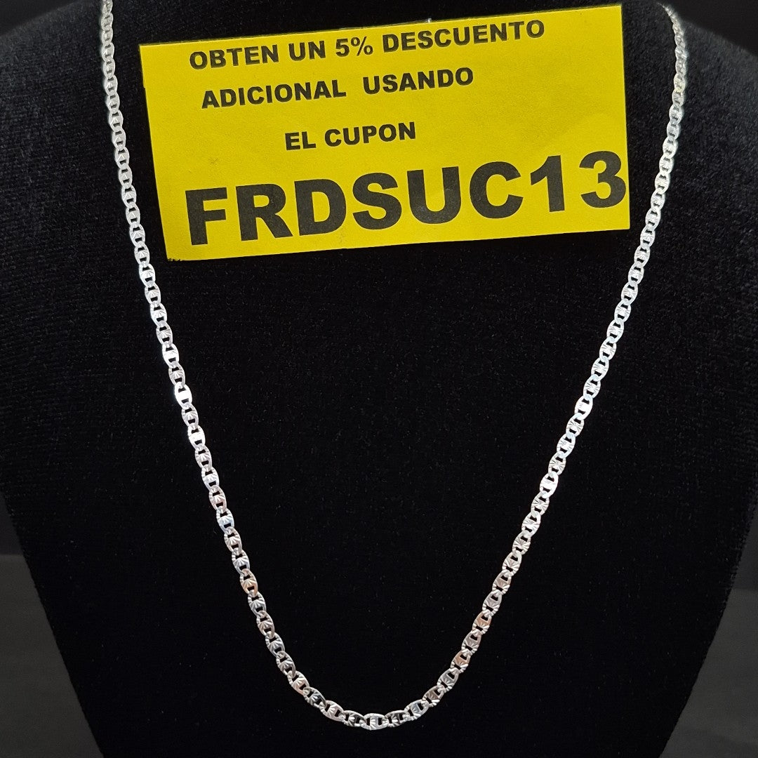 CADENA GUCHI PLATA .925 55 CM 3.92 GR (NUEVO)