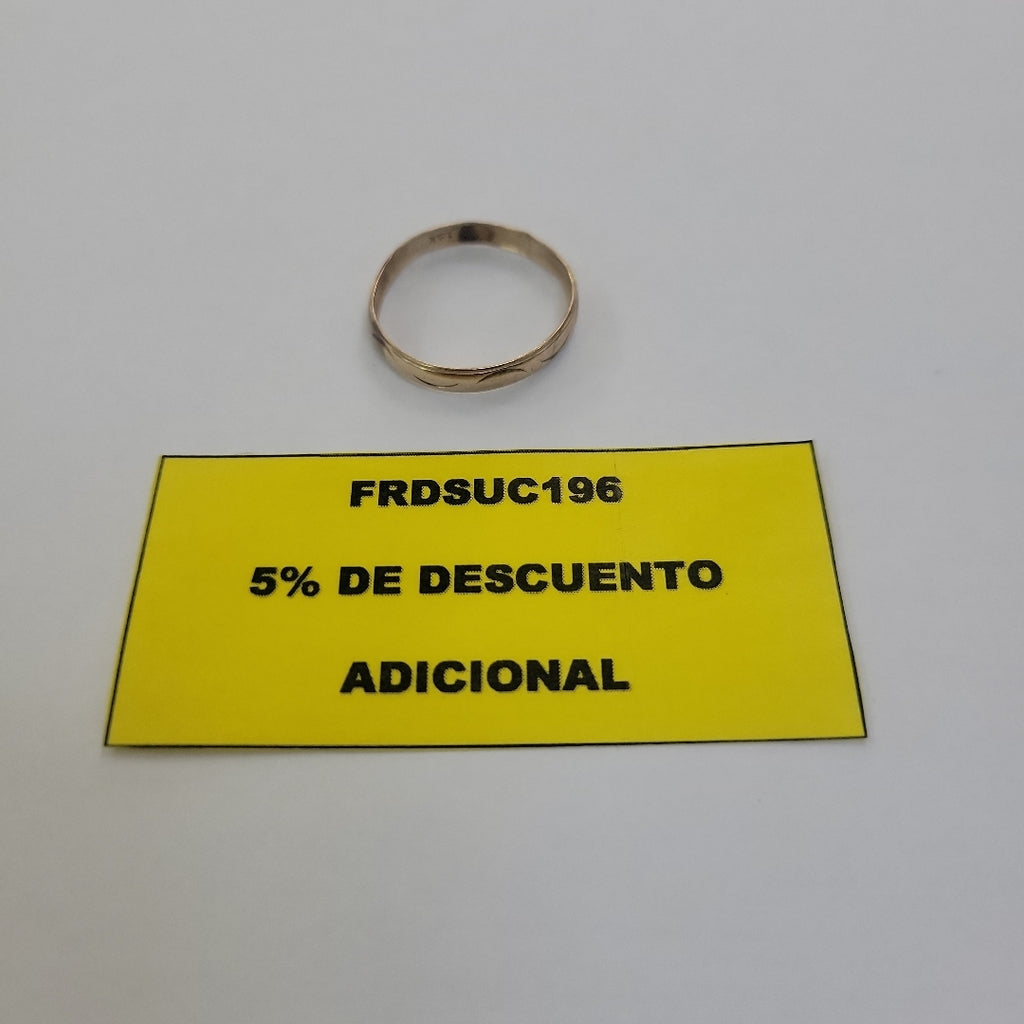 ARGOLLA ORO 10 K 1.1 GRMS (SEMINUEVO)