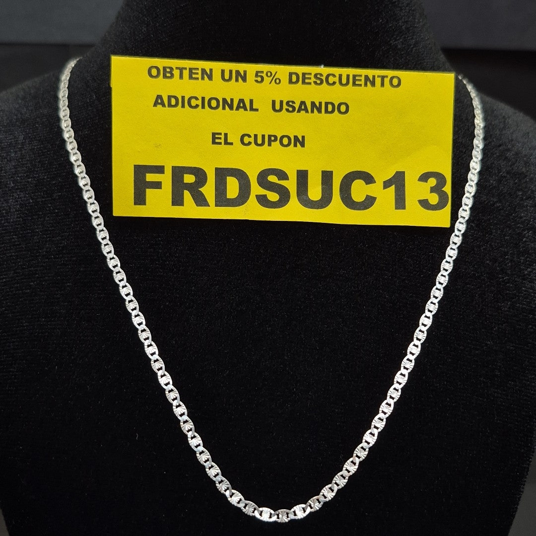 CADENA GUCHI PLATA .925 50 CM 3.52 GR (NUEVO)