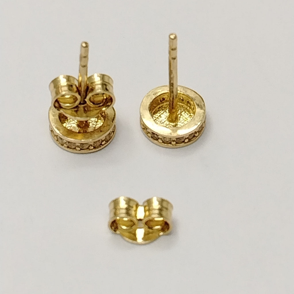 BROQUELES ORO 14K 1.5 (NUEVO)