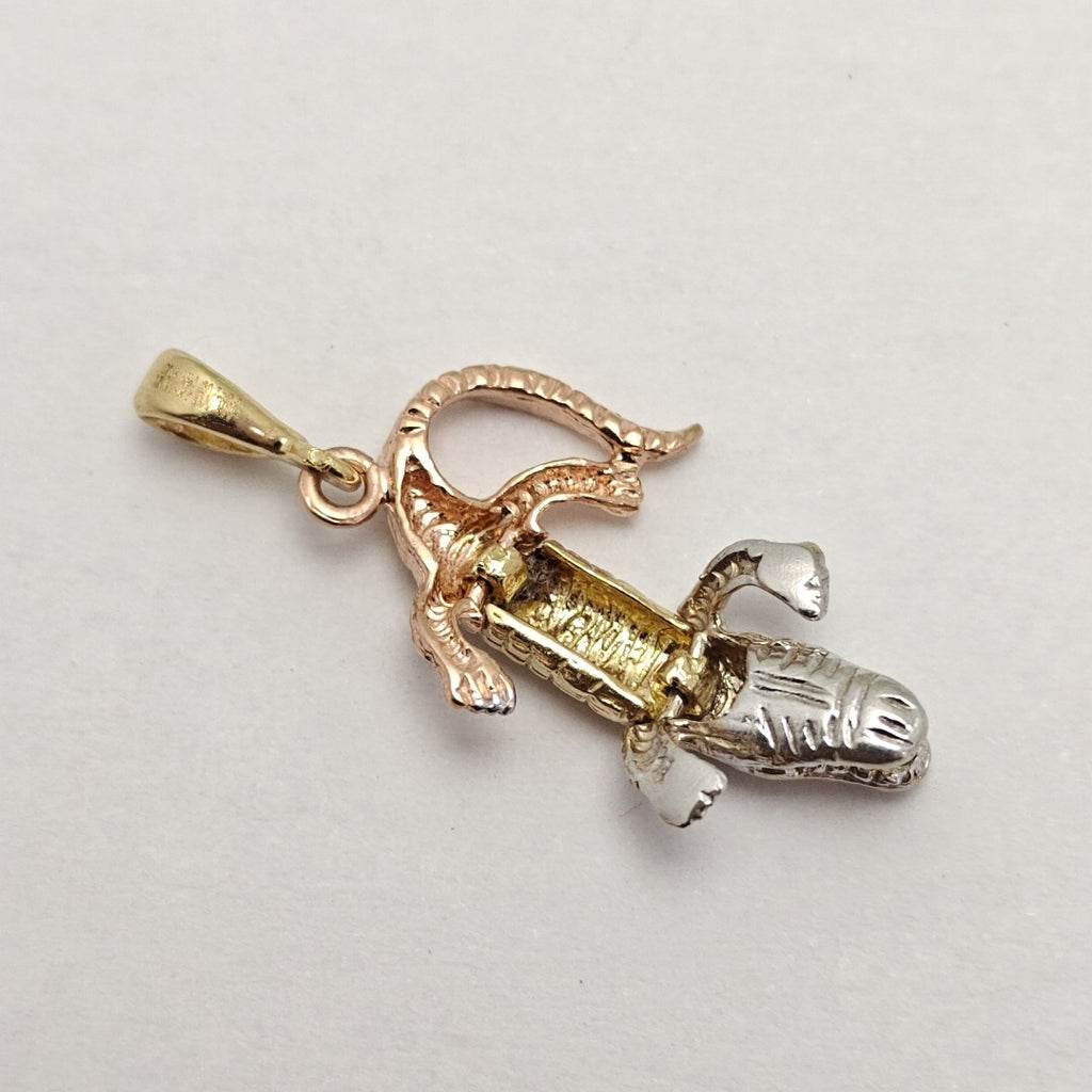 DIJE ORO COMBINADO 14 K 2.2 GRMS (SEMINUEVO)