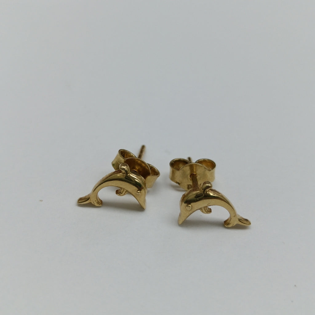 BROQUELES PAR ORO 14 K 1 GRMS (SEMINUEVO)