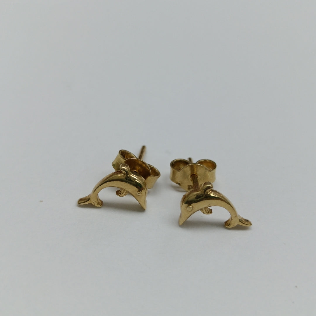 BROQUELES PAR ORO 14 K 1 GRMS (SEMINUEVO)
