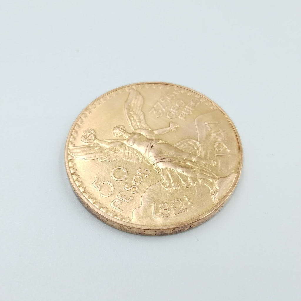 K1 41,60 GRMS 21 K IDENTIFICACIÓN MONEDA NOMINATIVA MONEDAS PESOS 50 PESOS (SEMINUEVO)