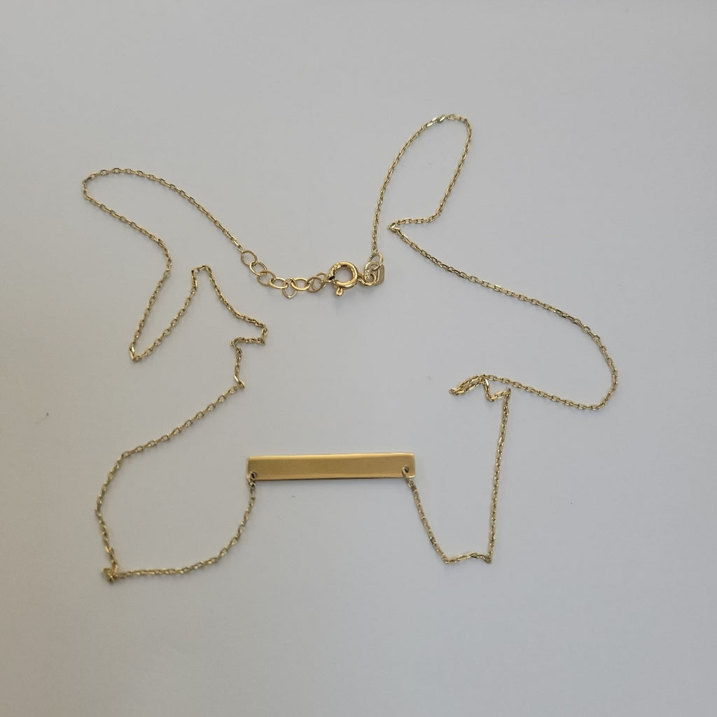 GARGANTILLA ORO 14 K 2.3 GRMS (SEMINUEVO)