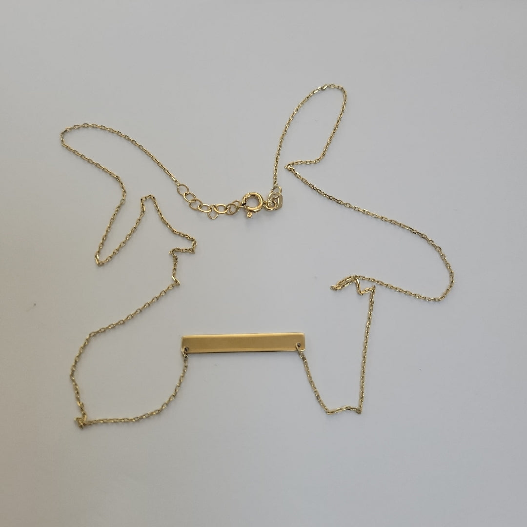 GARGANTILLA ORO 14 K 2.3 GRMS (SEMINUEVO)