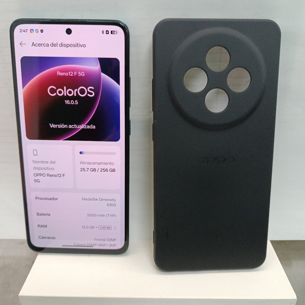 CELULAR OPPO RENO 12F 5G CPH2637 256 GB 12 GB RAM (SEMINUEVO)