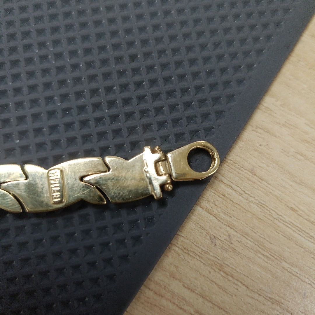 PULSERA ORO COMBINADO 10 K 12,00 GRMS (SEMINUEVO)
