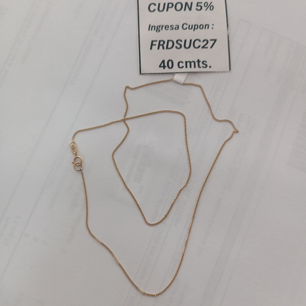 CADENA ORO 14 K 1,00 GRMS (SEMINUEVO)