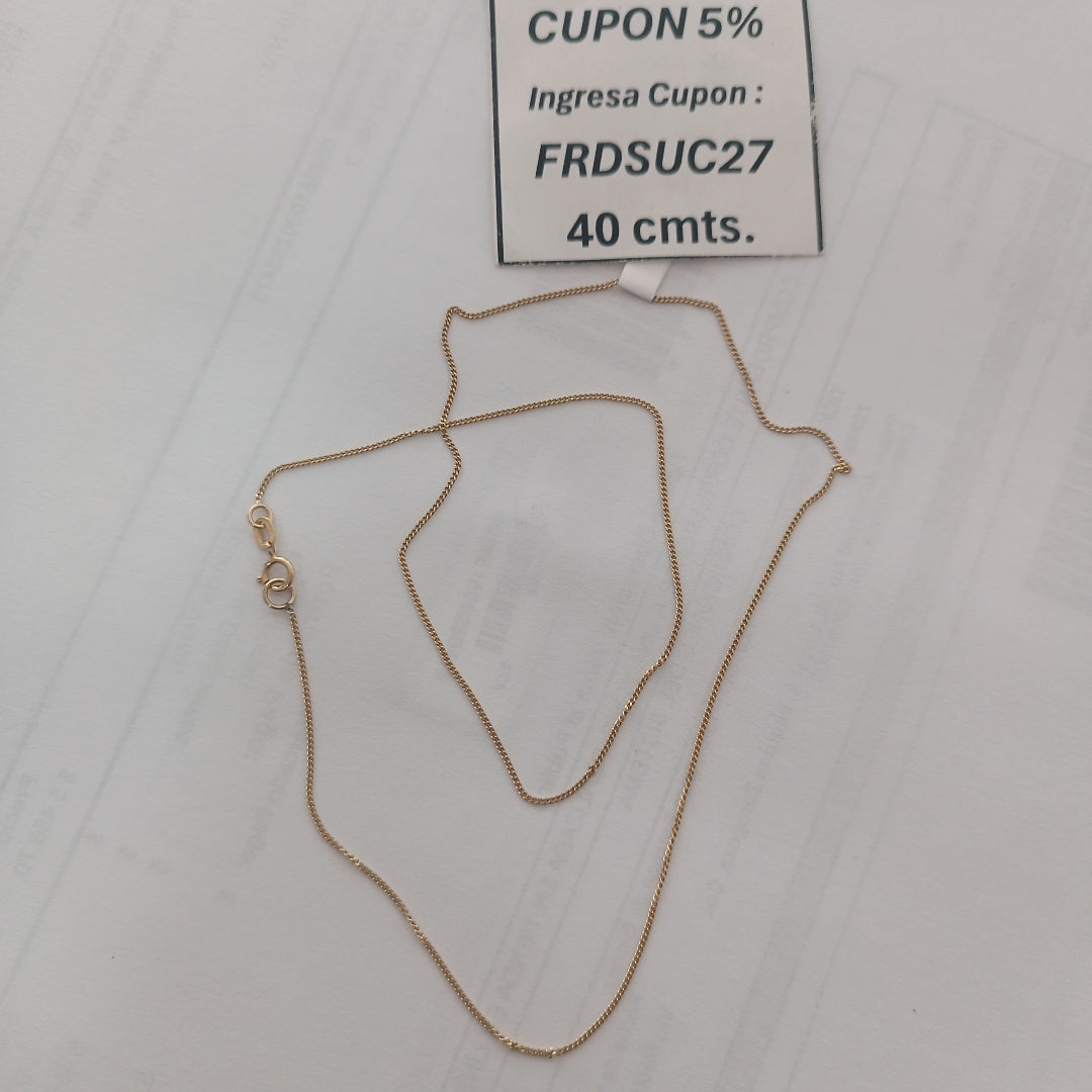 CADENA ORO 14 K 1,00 GRMS (SEMINUEVO)