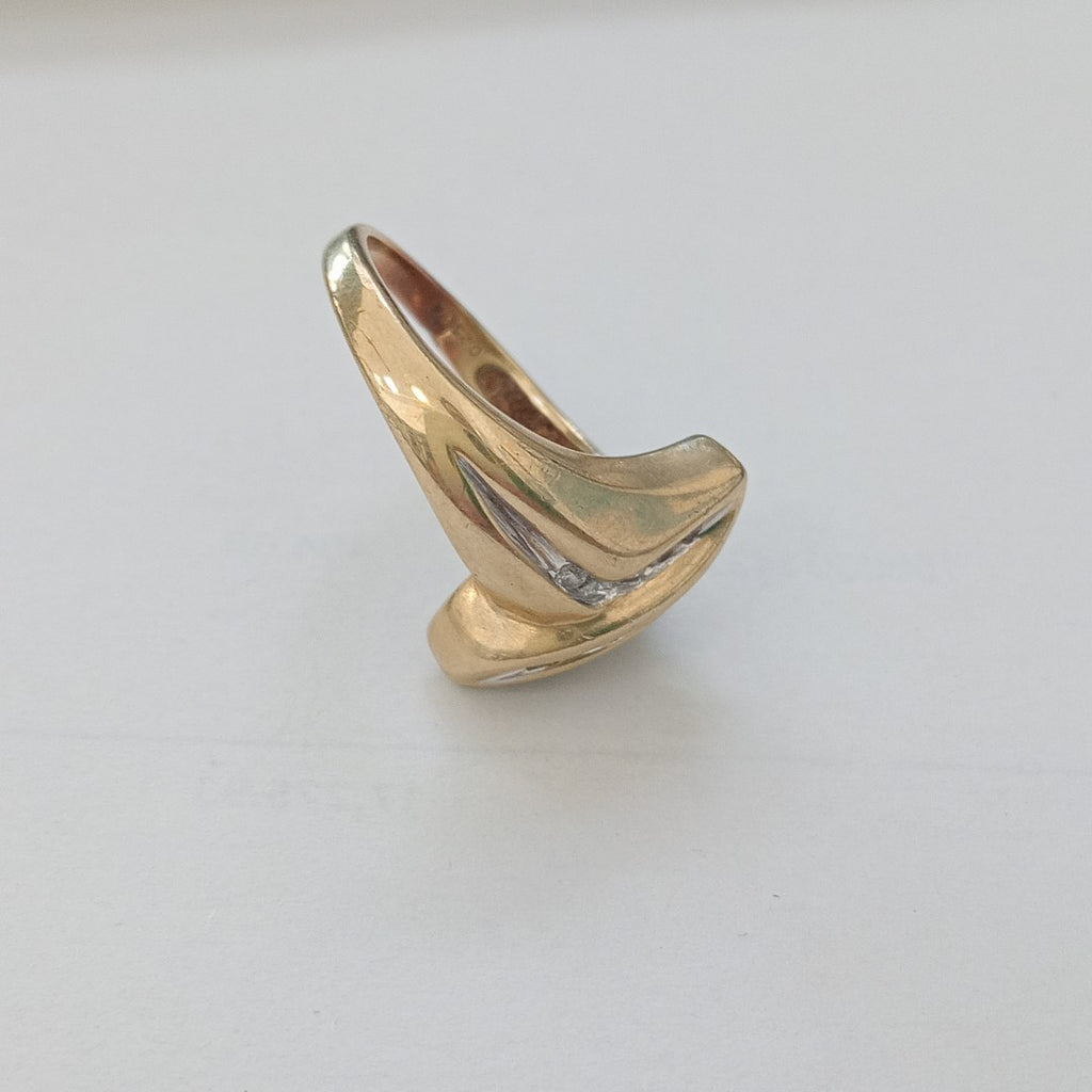 ANILLO ORO 10 K 6,30 GRMS (SEMINUEVO)