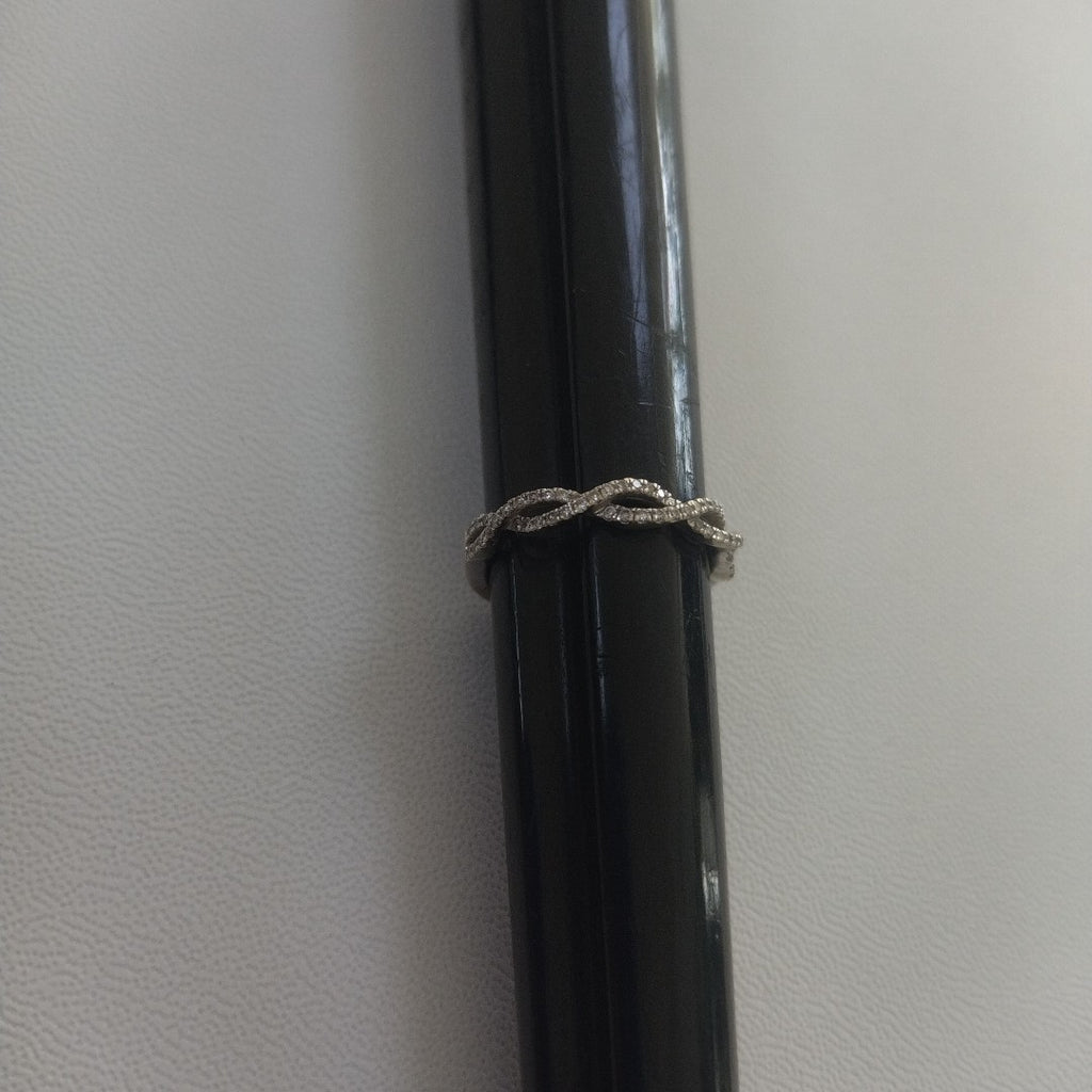 ANILLO ORO BLANCO 14 K 2,10 GRMS (SEMINUEVO)