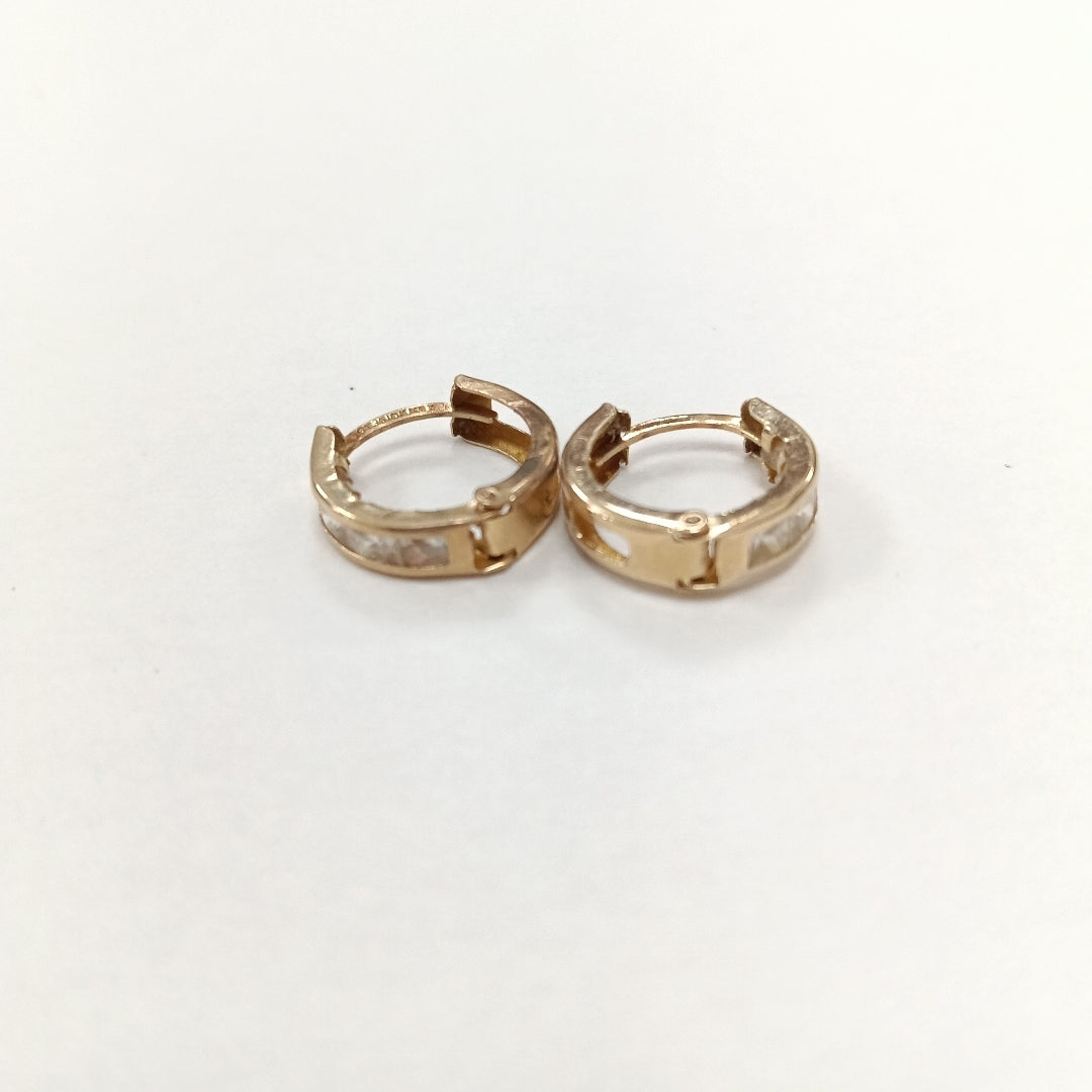 ARRACADAS PAR ORO 10 K 1,40 GRMS (SEMINUEVO)
