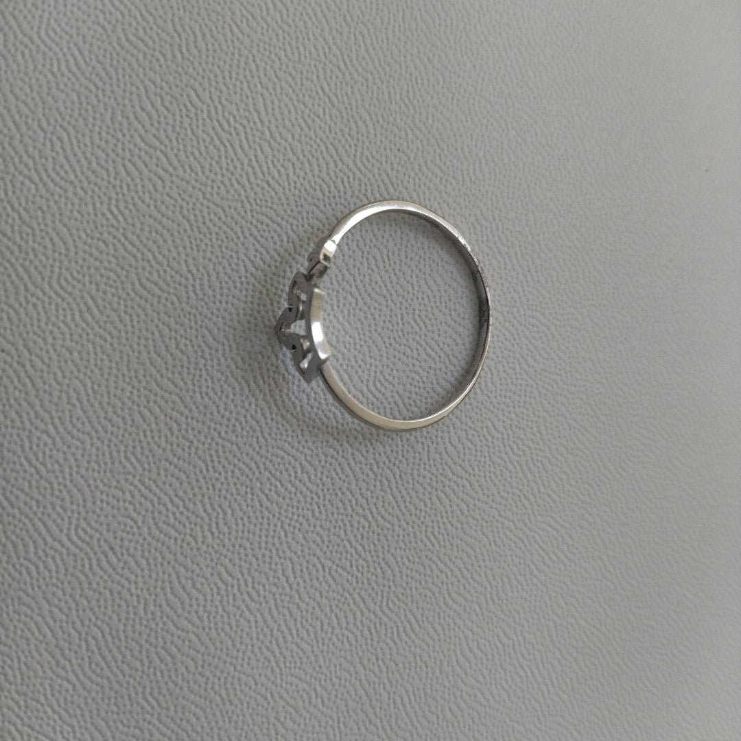 ANILLITO ORO, ORO BLANCO 14 K 1.2 GRMS (SEMINUEVO)