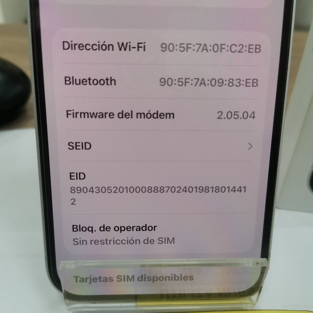CELULAR APPLE IPHONE 16E A3409 (2025) 128 GB 8 GB RAM (SEMINUEVO)