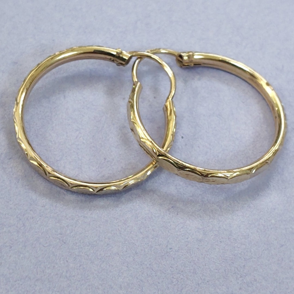 ARRACADAS PAR ORO 10 K 1.9 GRMS (SEMINUEVO)