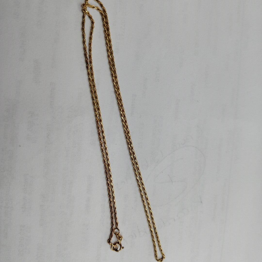 CADENA ORO 14 K 3.9 GRMS (SEMINUEVO)