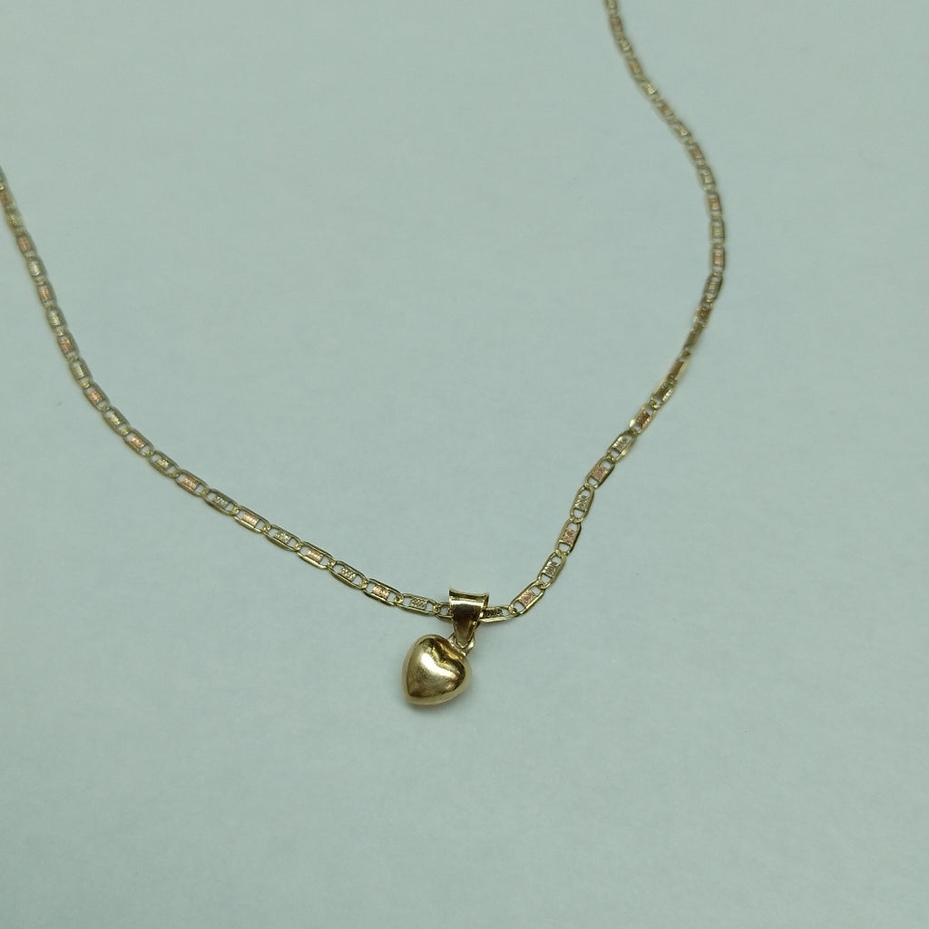 CADENA, DIJE ORO 10 K 2.4 GRMS (SEMINUEVO)