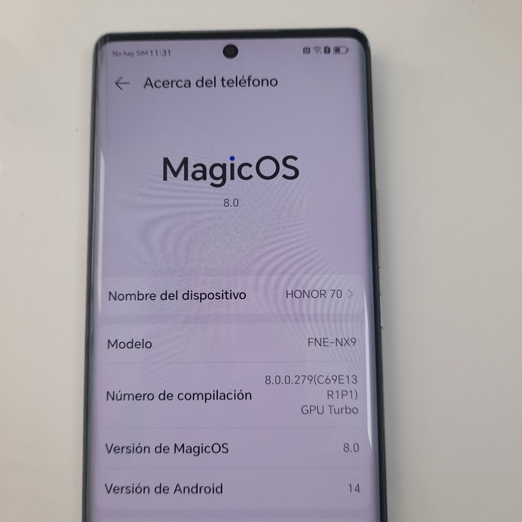 CELULAR HONOR 70 FNE-NX9 128 GB 8 GB RAM (SEMINUEVO)