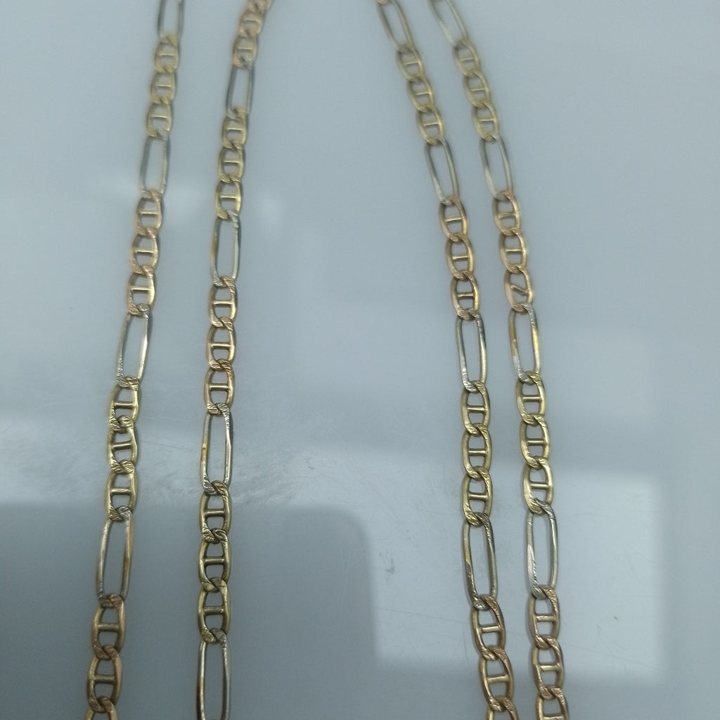CADENA ORO COMBINADO 14 K 8,50 GRMS (SEMINUEVO)