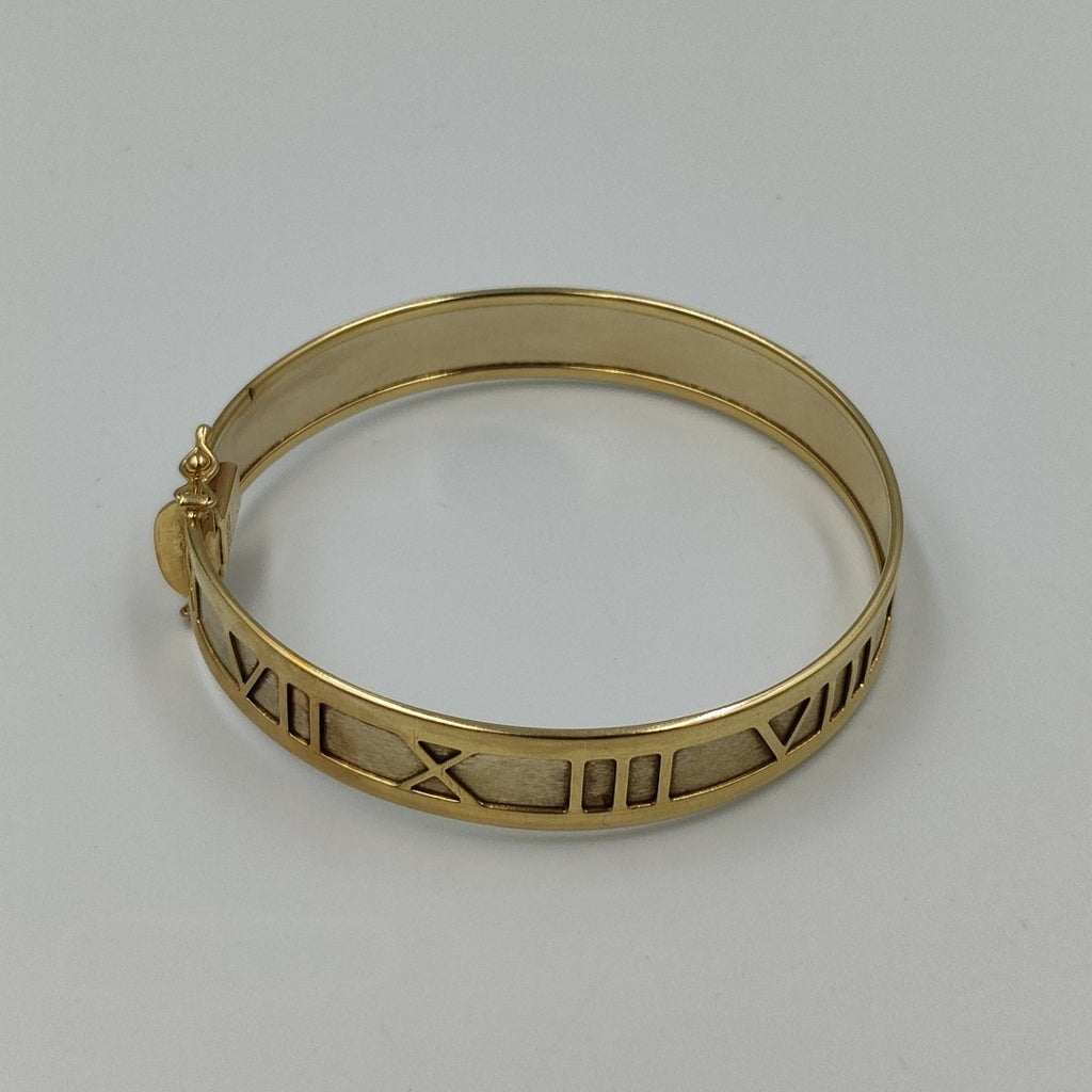PULSERA RIGIDA ORO,ORO COMBINADO 10 K 10,00 GRMS (SEMINUEVO)