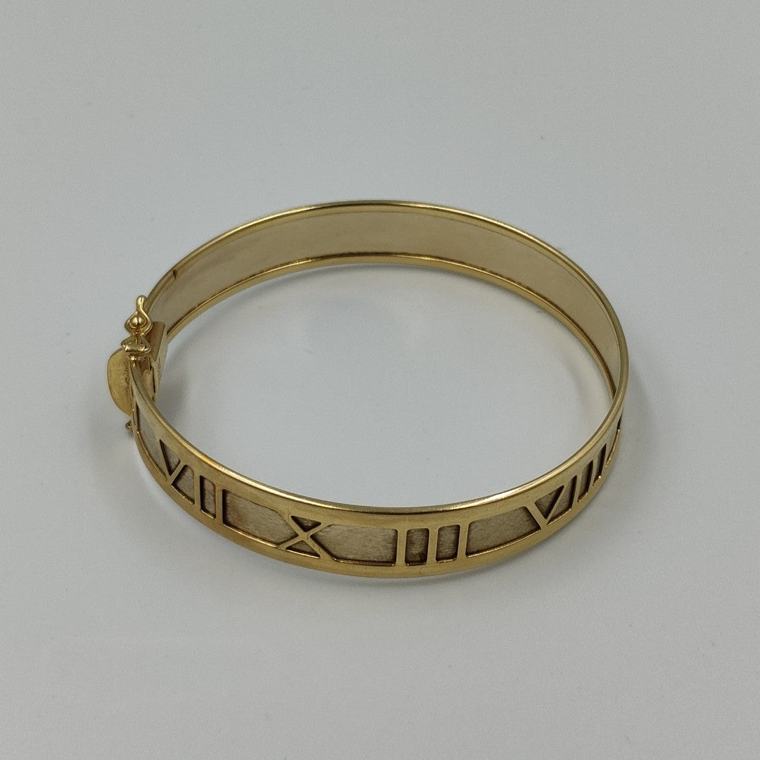 PULSERA RIGIDA ORO,ORO COMBINADO 10 K 10,00 GRMS (SEMINUEVO)