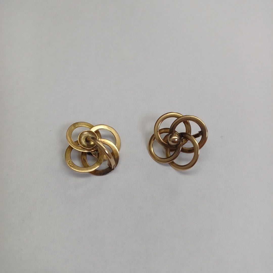 ARETES PAR ORO 14 K 5.6 GRMS (SEMINUEVO)