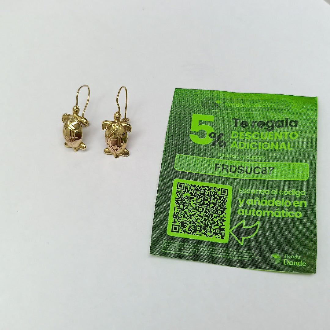 ARETES PAR ORO 10 K 1.4 GRMS (SEMINUEVO)