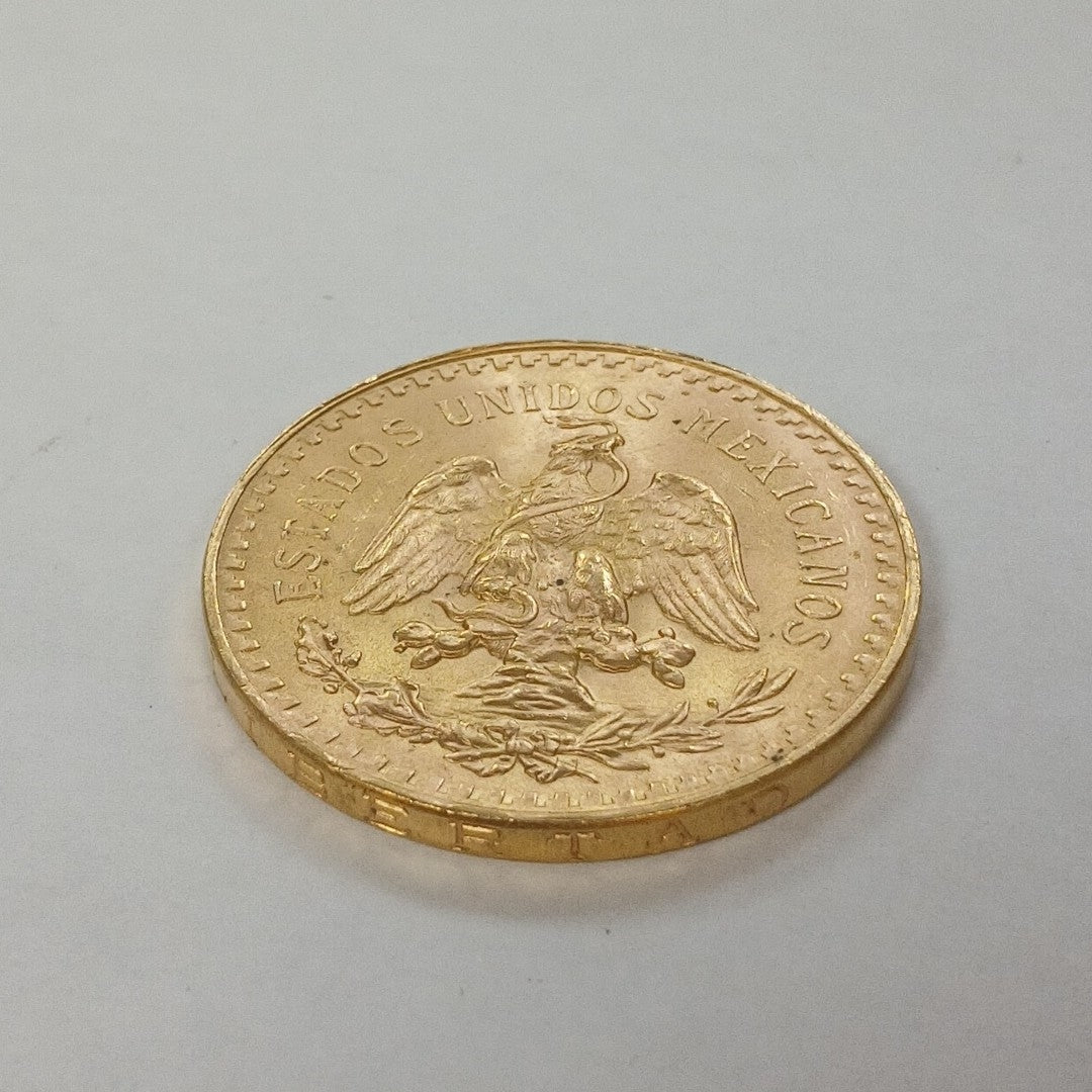 K1 41,60 GRMS 21 K IDENTIFICACIÓN MONEDA NOMINATIVA MONEDAS PESOS 50 PESOS (SEMINUEVO)