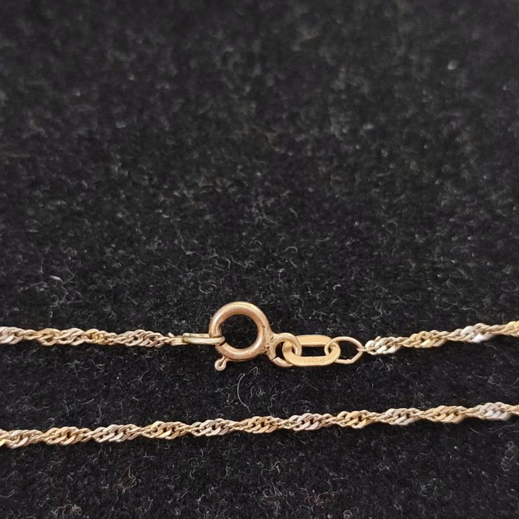 CADENA ORO,ORO COMBINADO 10 K 1,30 GRMS (SEMINUEVO)