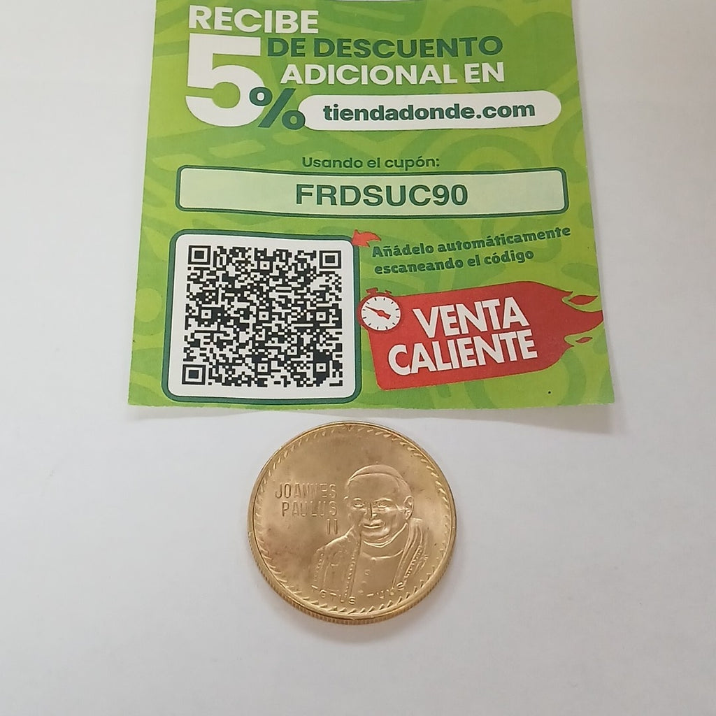 MEDALLA CONMEMORATIVA ORO 21 K 34,60 GRMS (SEMINUEVO)