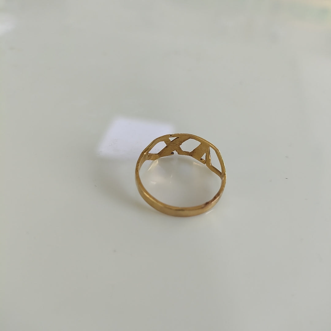 ANILLO CONMEMORATIVO ORO 8 K 1.6 GRMS (SEMINUEVO)