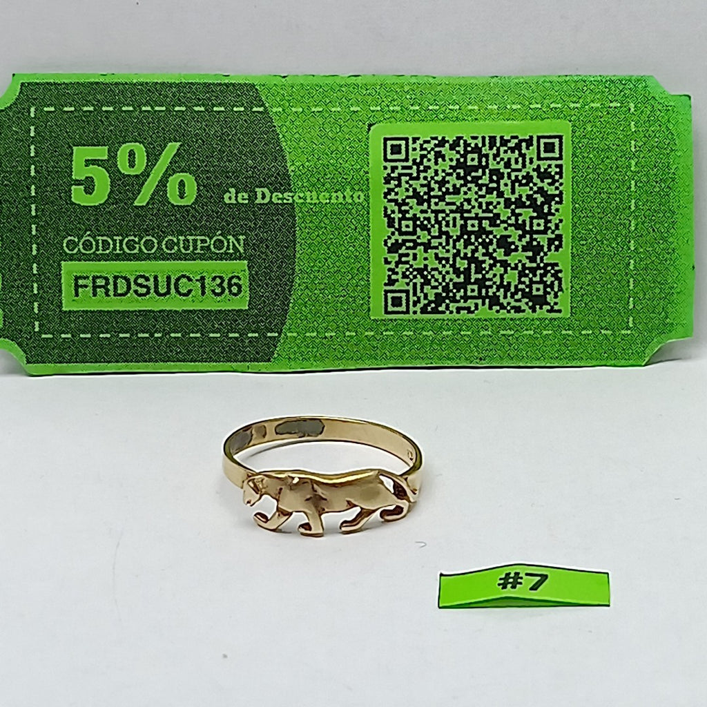 ANILLITO ORO 14 K 1.6 GRMS (SEMINUEVO)
