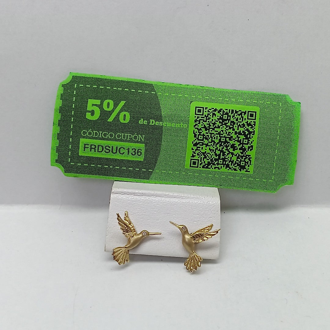 BROQUELES PAR ORO 14 K 1.6 GRMS (SEMINUEVO)