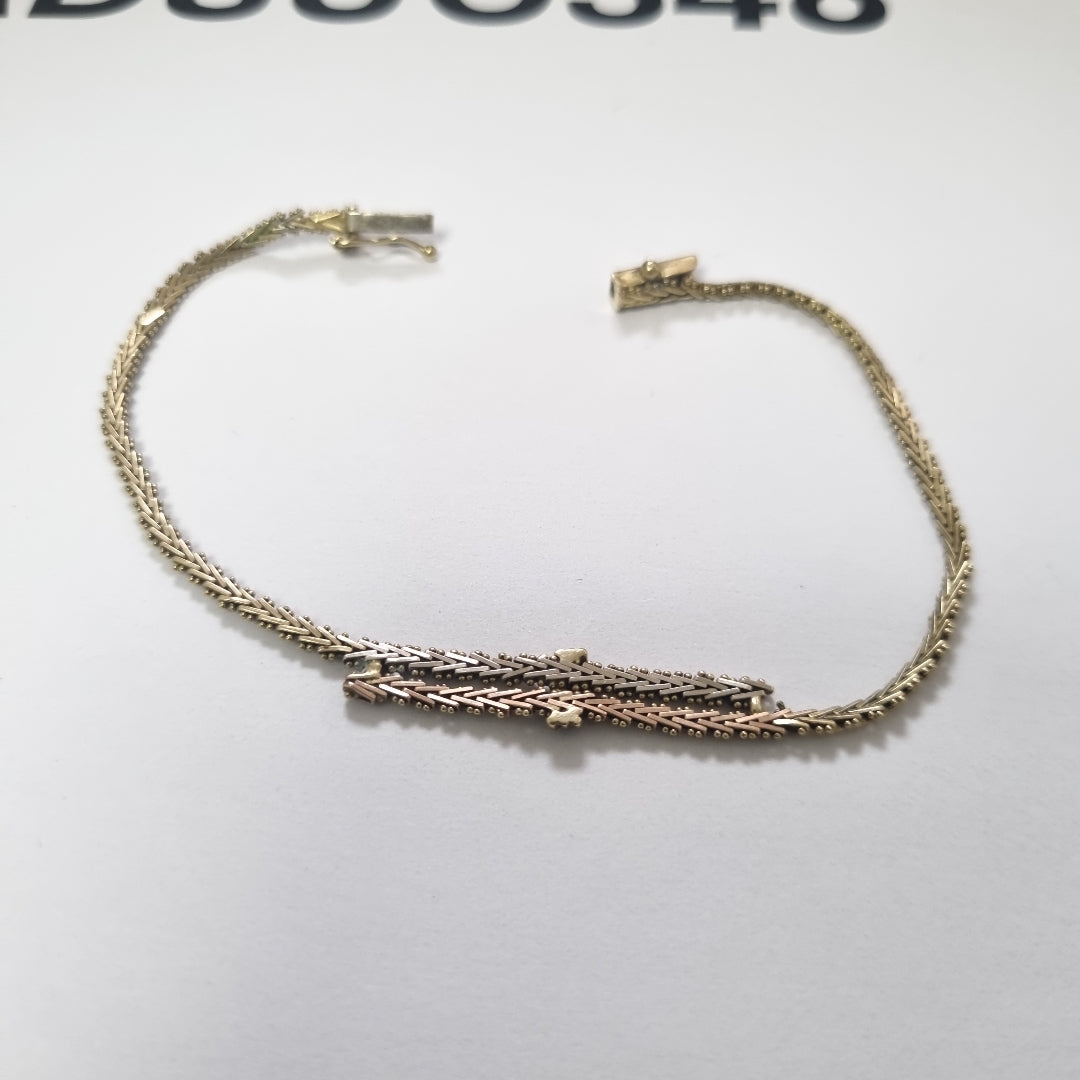 PULSERA ORO 14 K 5.9 GRMS (SEMINUEVO)