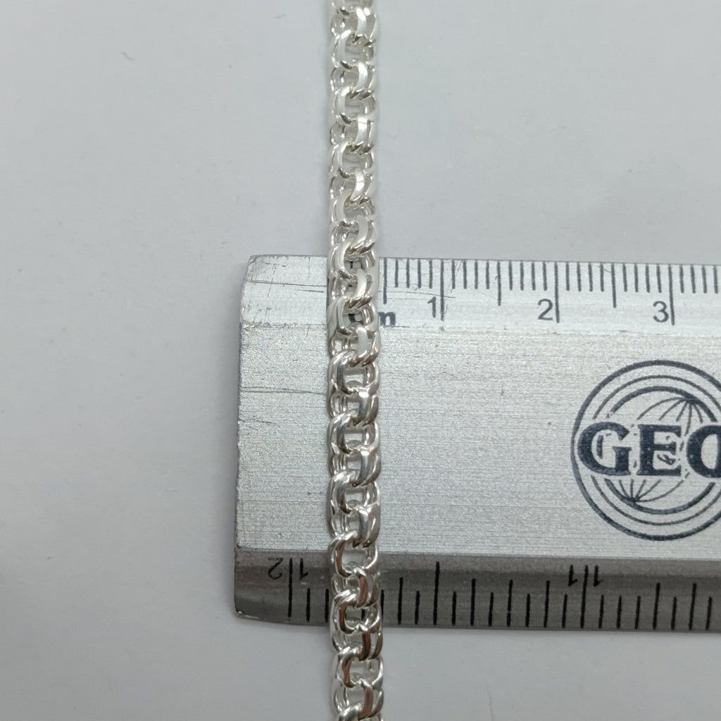 PULSERA TEJIDO CHINO PLATA .925 18 CM 7.6 GR (NUEVO)