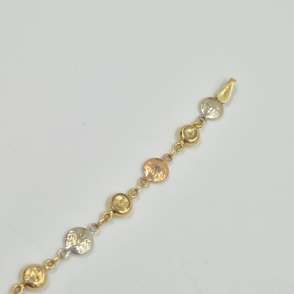 PULSERA ORO COMBINADO 14 K 3,00 GRMS (SEMINUEVO)