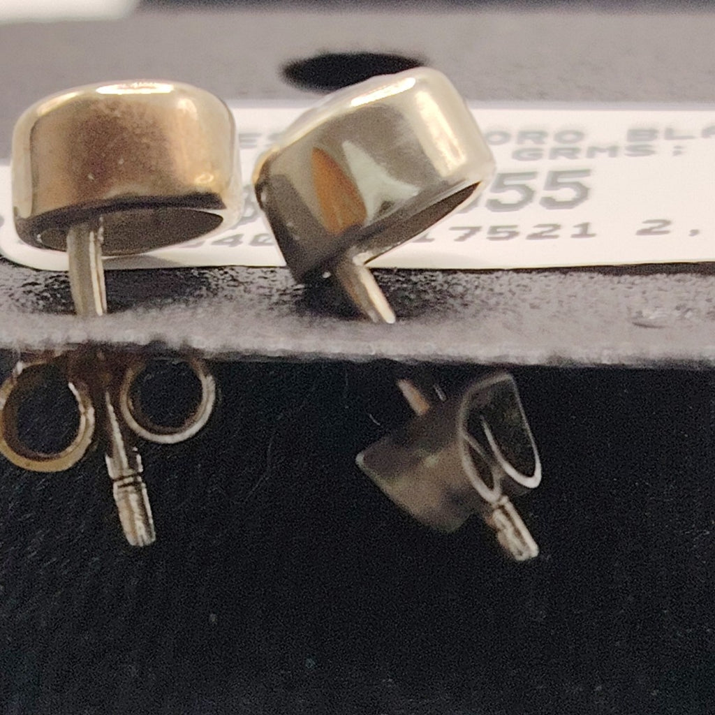 ARETES PAR ORO BLANCO 14 K 2,10 GRMS (SEMINUEVO)